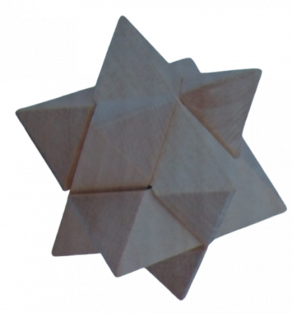 Joc de logica IQ, Set 6 piese, Lu Ban Lock, Demonteaza si monteaza [3]