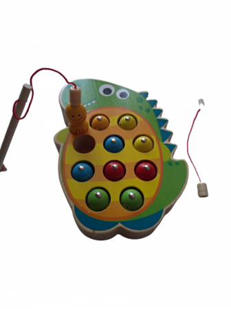 Joc de pescuit magnetic Dinozaur, Dinosaur fishing game - Ohye [3]