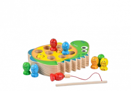 Joc de pescuit magnetic Dinozaur, Dinosaur fishing game - Ohye [2]