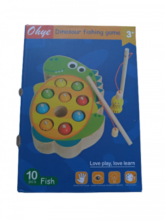 Joc de pescuit magnetic Dinozaur, Dinosaur fishing game - Ohye [8]