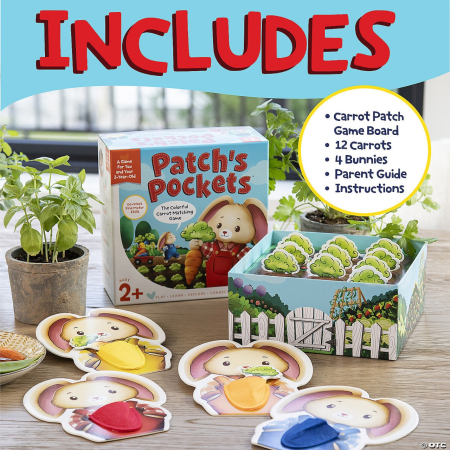 Joc de potrivire Buzunarele iepurasilor, Patch's Pockets Color Matching Game [2]