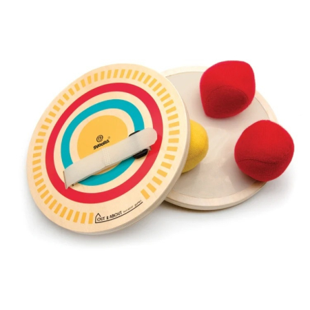 Noutati si reduceri - Joc de prindere din lemn cu velcro, Svoora