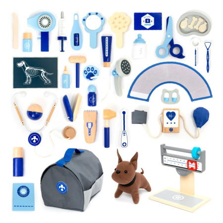 Noutati si reduceri - Joc de rol La medicul veterinar albastru, UMU Toys