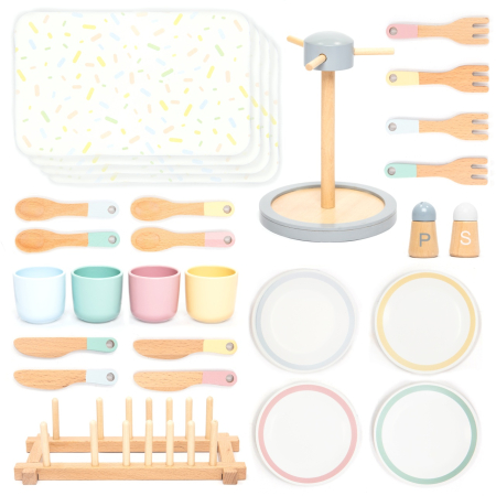 Noutati si reduceri - Joc de rol Set complet pentru servirea mesei, UMU Toys