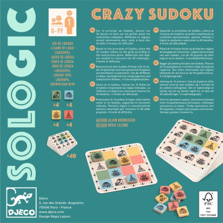 Joc de strategie Crazy Sudoku, Djeco [5]
