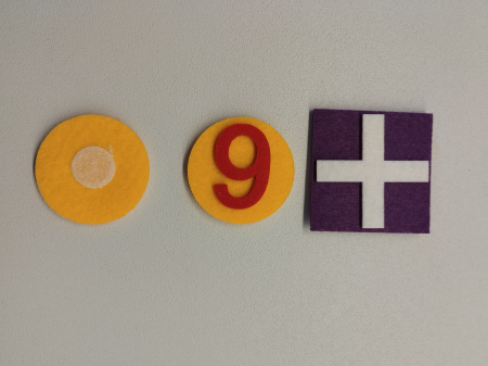 Joc Educational de Numarat pe Degete si Operatii Matematice - O Modalitate Distractiva de Invatare, Fetru, 32 x 30 cm, Edujucarii [7]