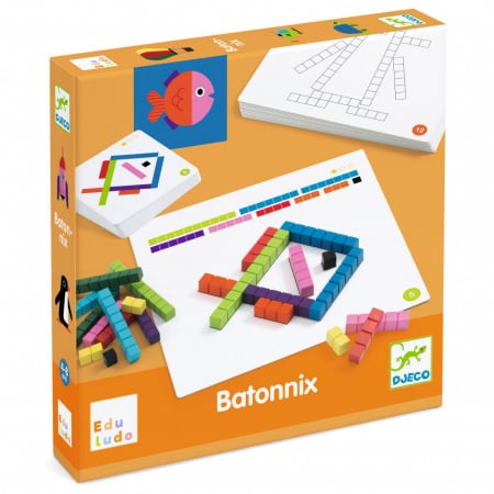 Jucarii si activitati Montessori si Waldorf - Joc educativ Batonnix, Djeco