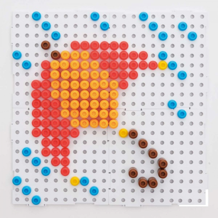 Joc educativ de dezvoltare a imaginatiei si creativitatii, Mozaic 2D, 3D,  3 ani+, Edujucarii [15]
