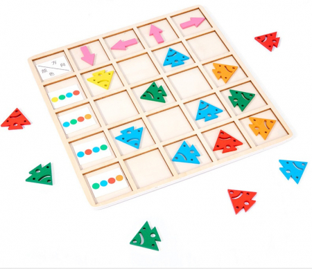 Joc educativ de dezvoltare,  Cognitive Direction, 28 forme, EduJucarii, 3 ani+ [1]