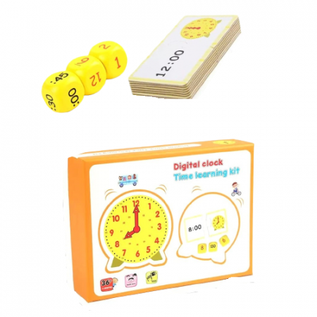 Jocul Educativ Montessori pentru Copii, Ceasul, 28 Piese, 3 Ani [0]