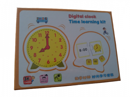 Jocul Educativ Montessori pentru Copii, Ceasul, 28 Piese, 3 Ani [4]