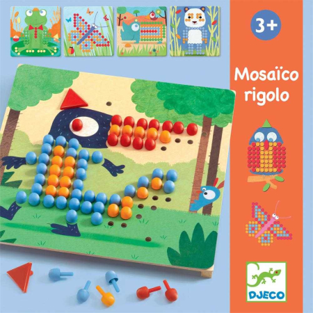 Joc educativ Mozaic rigolo, Djeco [2]