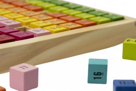 Joc educativ pentru copii, Tabla inmultirii, Montessori, 5 ani+, EduJucarii [2]
