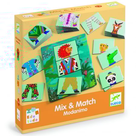 Jocuri de indemanare si dexteritate - Joc Eduludo Mix & Match Modanimo, Djeco