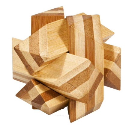 Noutati si reduceri - Joc logic IQ 3D Puzzle Angular Knot, Fridolin