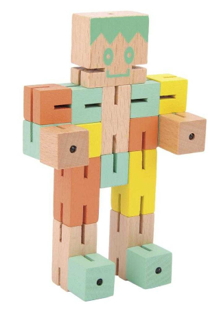 Joc logic IQ 3D puzzle Baiat verde, Fridolin [3]