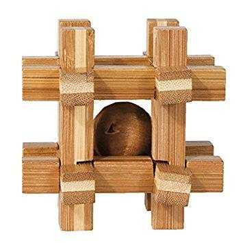 Noutati si reduceri - Joc logic IQ 3D Puzzle Box with ball, Fridolin