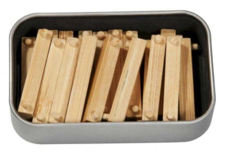 Joc logic IQ 3D Puzzle in cutie metalica-2, Fridolin [2]