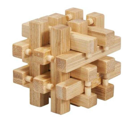Joc logic IQ 3D Puzzle in cutie metalica-2, Fridolin [1]
