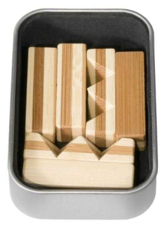 Joc logic IQ 3D Puzzle in cutie metalica Knot, Fridolin [1]