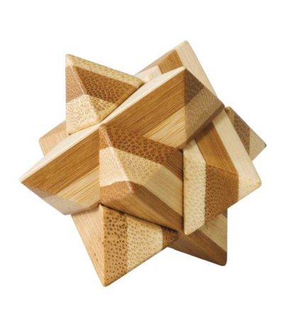 Joc logic IQ 3D Puzzle in cutie metalica Star, Fridolin [1]