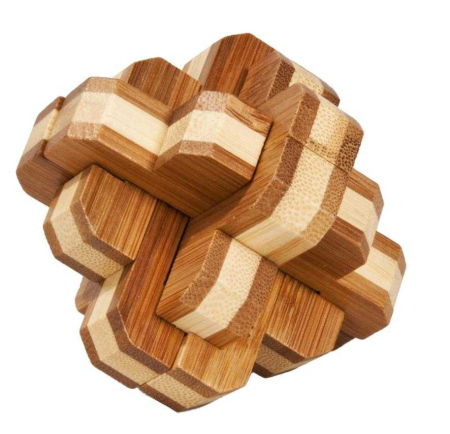 Noutati si reduceri - Joc logic IQ 3D Puzzle Round Knot, Fridolin