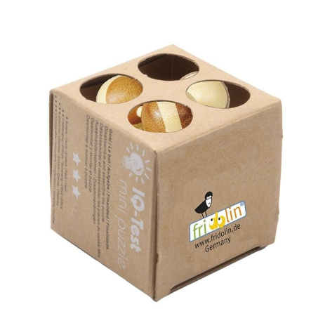 Joc logic IQ Puzzle 3D Atom doua culori, Fridolin [1]