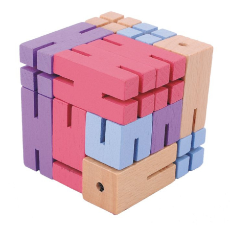 Noutati si reduceri - Joc logic IQ Puzzle 3D Figurina violet, Fridolin