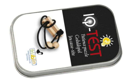 Joc logic IQ puzzle cu snur Elibereaza inelul-4, Fridolin [1]