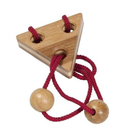 Joc logic IQ puzzle cu snur Elibereaza inelul-6, Fridolin [0]