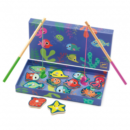 Joc magnetic de pescuit Fishing colour, Djeco [1]