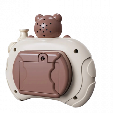 Joc Pop It electronic, interactiv, consola pentru copii si adulti, Antistres, Sunete si Lumini, Portabil, multe Niveluri, 4 Moduri, Multiplayer, Memorie, Score Mode, Squeeze Poppet, Antistres, Urs [3]