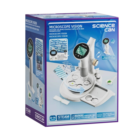 Joc STEM Microscop digital cu ecran integrat, TopBright [1]
