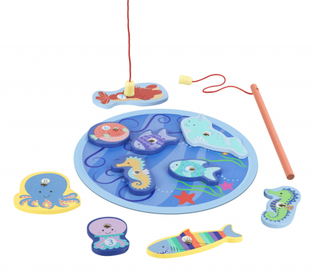 Jocuri magnetice de pescuit, Orange Tree Toys [4]
