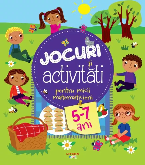 Editura Litera - Jocuri si activitati pentru micii matematicieni (5-7 ani)