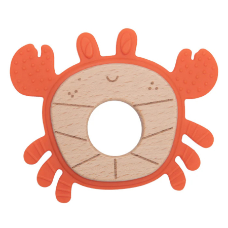 Noutati si reduceri - Jucarie bebe Inel de dentitie Crab, Moulin Roty