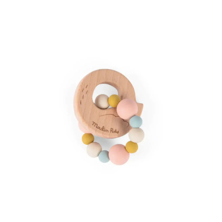 Jucarie bebe Inel de dentitie Lebada, Moulin Roty [1]