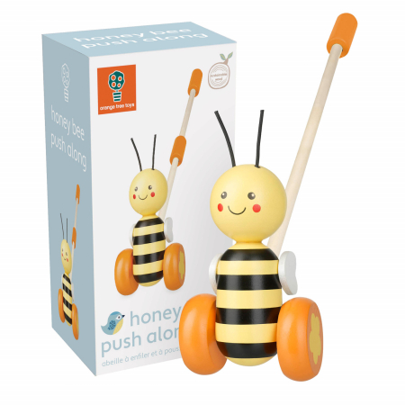 Jucarie de impins albinuta, Orange Tree Toys [1]