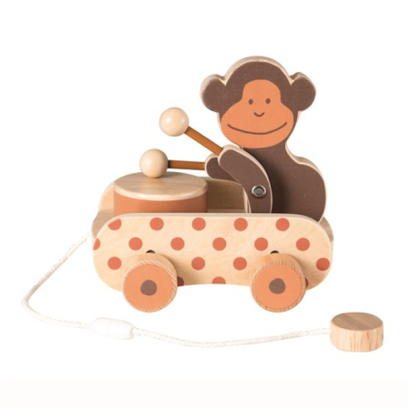 Noutati si reduceri - Jucarie de tras maimutica Paulo, Egmont Toys
