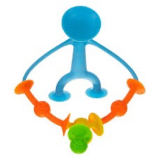 Jucarie interactiva, Set 8 figurine din silicon cu Ventuze, 3 ani [5]