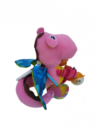 Jucarie pentru bebelusi, invatare timpurie, dezvoltare senzoriala, dentitie fara BPA, 0 luni, multicolor, Dragonita - EDUJUCARII [5]