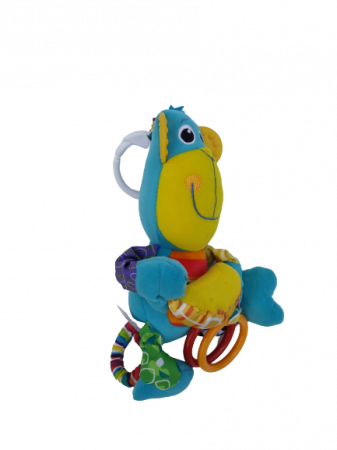 Jucarie pentru bebelusi, invatare timpurie, dezvoltare senzoriala, dentitie fara BPA, 0 luni, multicolor, Gorila - EDUJUCARII [3]