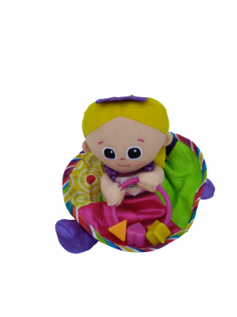Jucarie pentru bebelusi, invatare timpurie, dezvoltare senzoriala, dentitie fara BPA, 0 luni, multicolor, Printesa Sophie - EDUJUCARII [2]