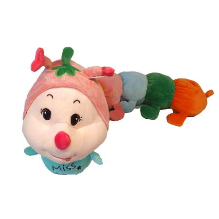 Jucarie plus Omida cu inele, Perna haioasa, multicolor, Capsunica Miss, 80 cm [2]