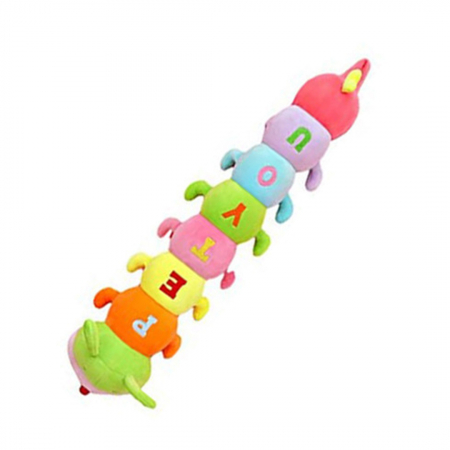 Jucarie plus Omida cu inele, Perna haioasa, multicolor, Petyou, 67 cm [3]