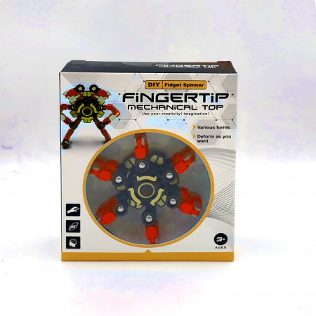 Jucărie senzorială amuzantă anti-stres pentru copii și adulți - Fidget Spinner transformabil [5]