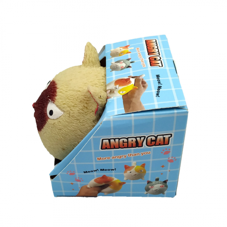Jucarie Squeeze Squishy antistres Pop Fidget pentru copii si adulti Pisica [5]