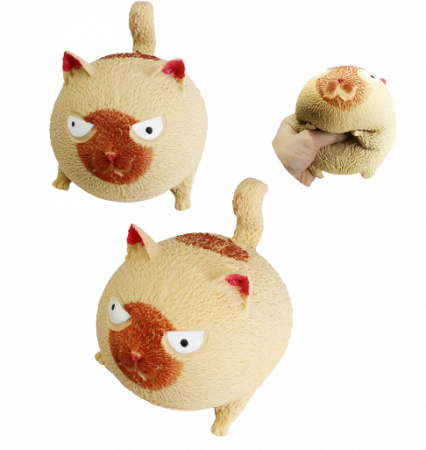Jucarie Squeeze Squishy antistres Pop Fidget pentru copii si adulti Pisica [2]