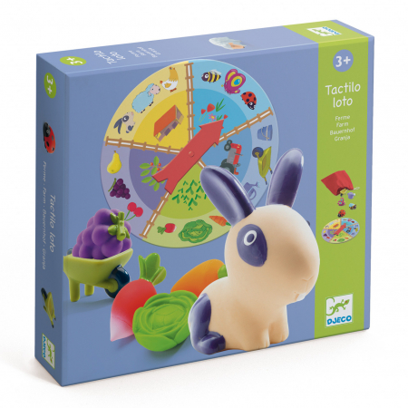 Jocuri - Jucarii educative Tactilo Loto Ferma, Djeco