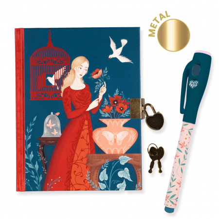 Rechizite Creative - Jurnal secret cu pix magic Lisa, Djeco